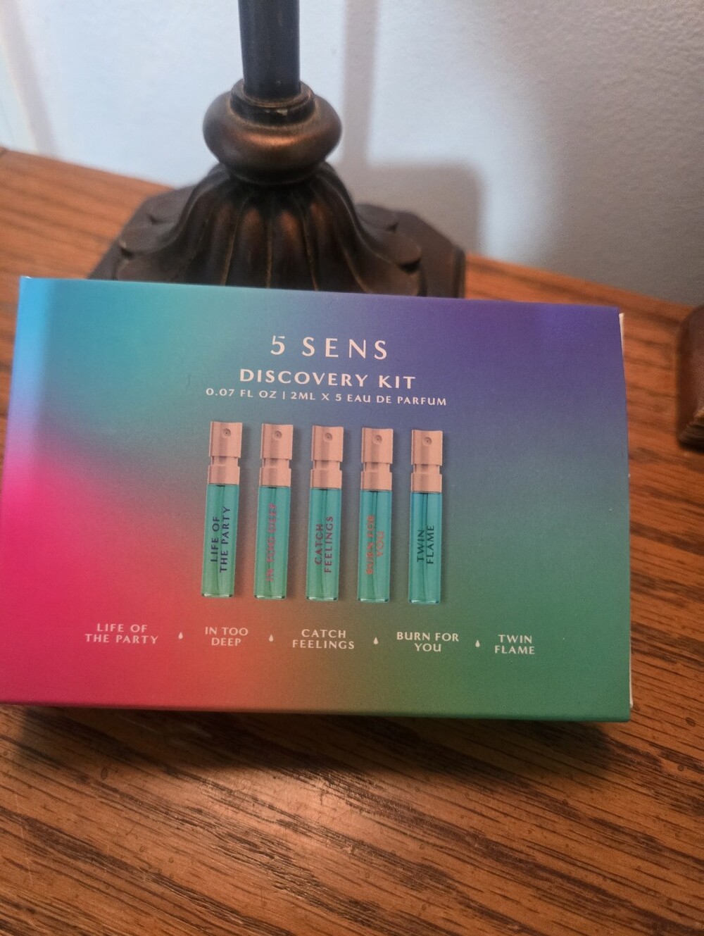 5 Sens Discovery Kit - Women's Fragrance Sampler (Turquoise)